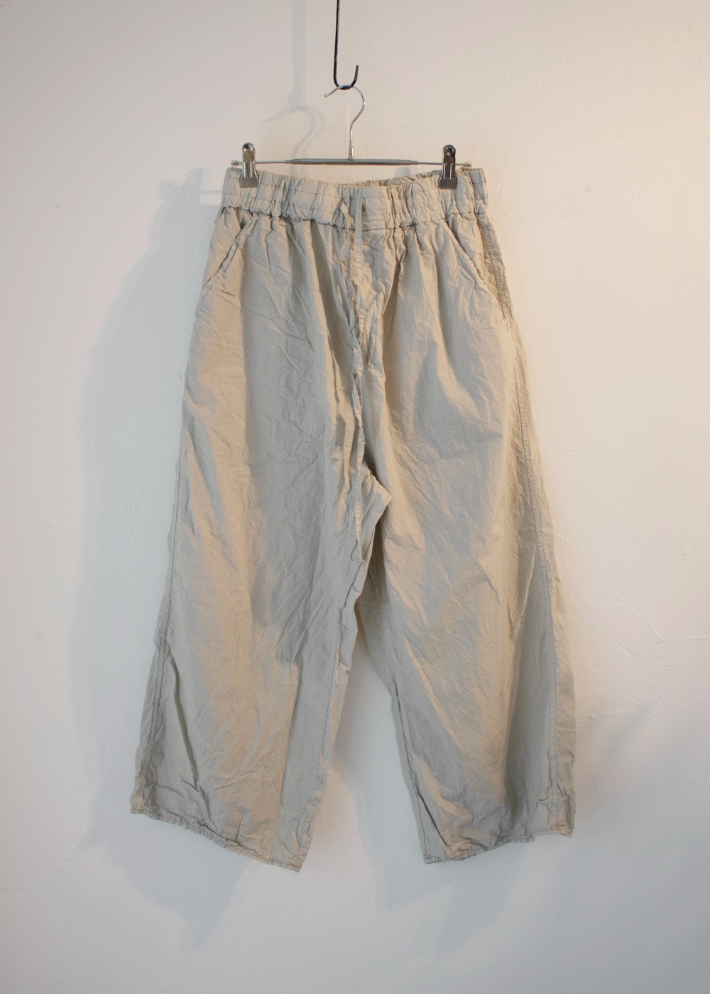 Wide &amp; Short Trousers TC - Almond