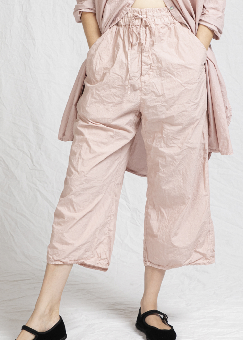 Wide &amp; Short Trousers TC - Petal Pink